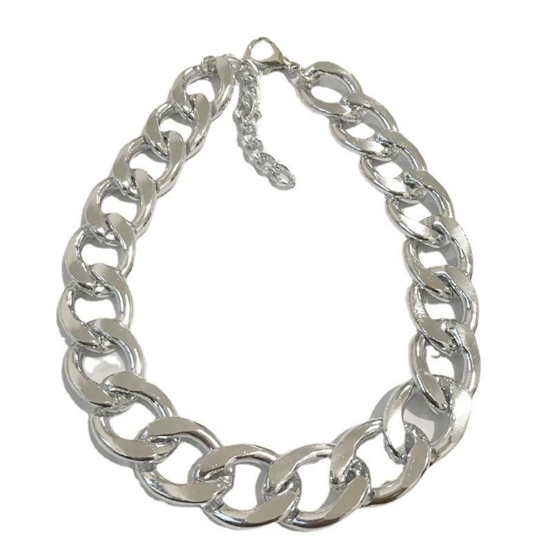 

Колье для кошки Цепочка для собаки Корги Тедди Булли Золотая цепочка Модные аксессуары Ожерелье для питомца серебряный