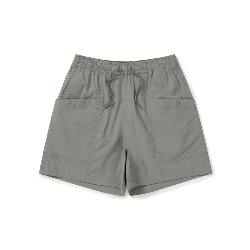 SNOWPEAK Cool-Touch Route Women's Utility Shorts Light Khaki (S25MWRHP65)