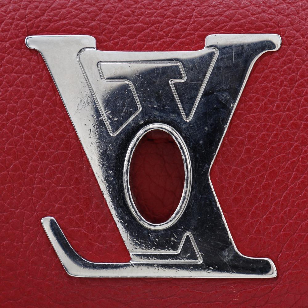 Louis Vuitton Rock Me BB Shoulder Bag M51202 2WAY Ruby Red Calfskin Women Used