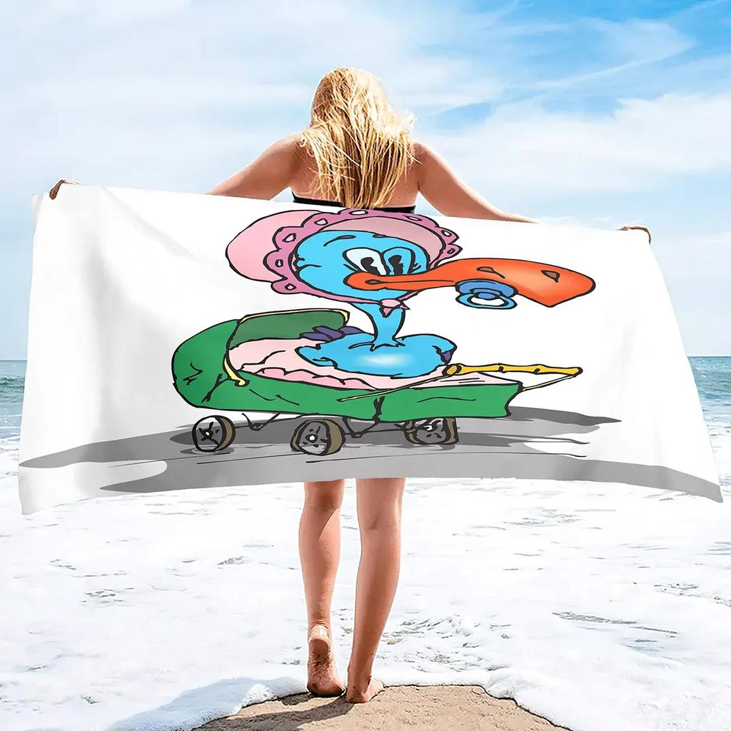 Duck Beach Towel Chair Thick Soft Quick Dry Lightweight Absorbent Towel Blanket Extra Large Pool Swim Travel Soft Towel Blanket