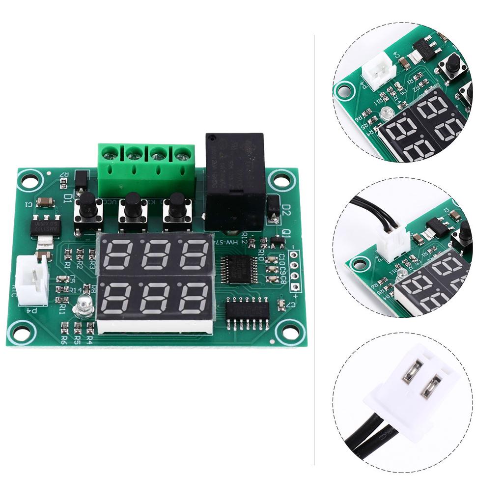 Digital Thermostat Module Dc 12V Temperature Controller Board Heating Cooling Mode Electronic Temp Control Module