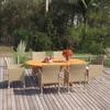 Day and Night - Day and Night Garden Dining Set 7 Pieces Beige Synthetic Rattan