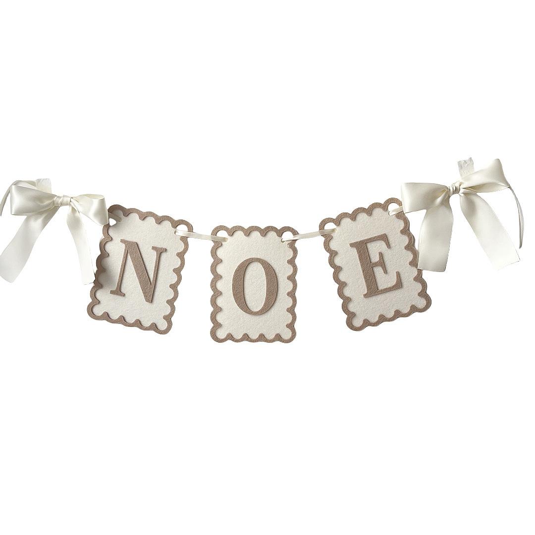 

Children s Dining Chair Baby s 1st Birthday Party Decoration ONE Letter Banner Wall Decor for Baby Shower Background