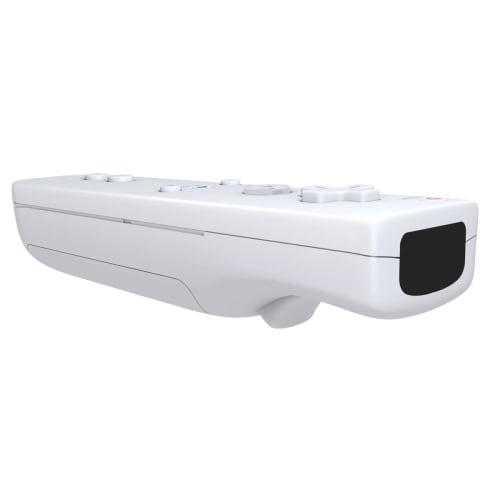 TIANHOO Wii Controller 2 Pack Wii Remote se silikonovým pouzdrem a dálkovým ovladačem na zápěstí pro Wii/Wii U White