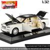 1:32 Rolls-Royce Phantom Toy Car with Suicide Doors, Sound & Light, Alloy Pull-Back Model