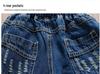 Girls' Chic Korean-Style Denim Jeans for Spring & Autumn Casual Wear