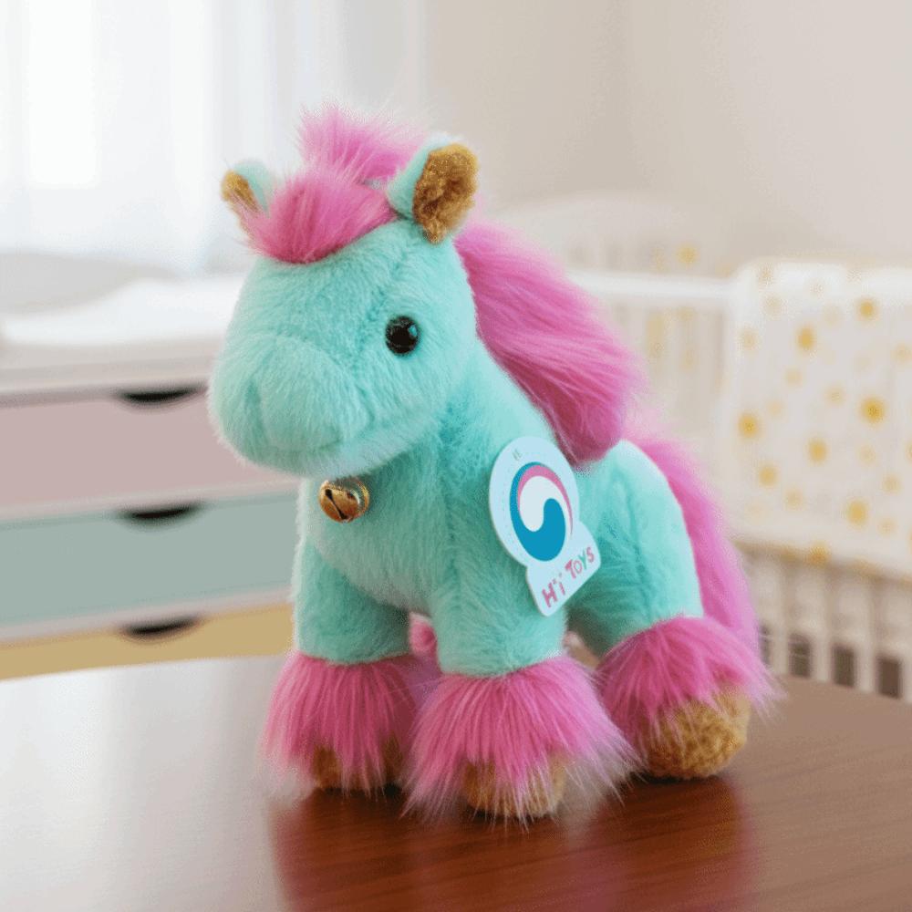 Bell 2026 Horse Plush Doll Mascot Zodiac Pony Figurine Plush Toys Stuffed Horse Toy Festive Decor