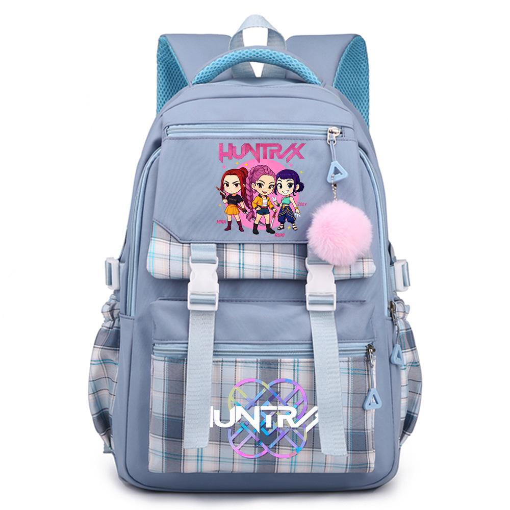 Cartoon K-Pop Printed Large Capacity Backpack for Teenger Student Girl Boy Schoolbag Bookbag Kid Gift Women Waterproof Travel Bag Rucksak
