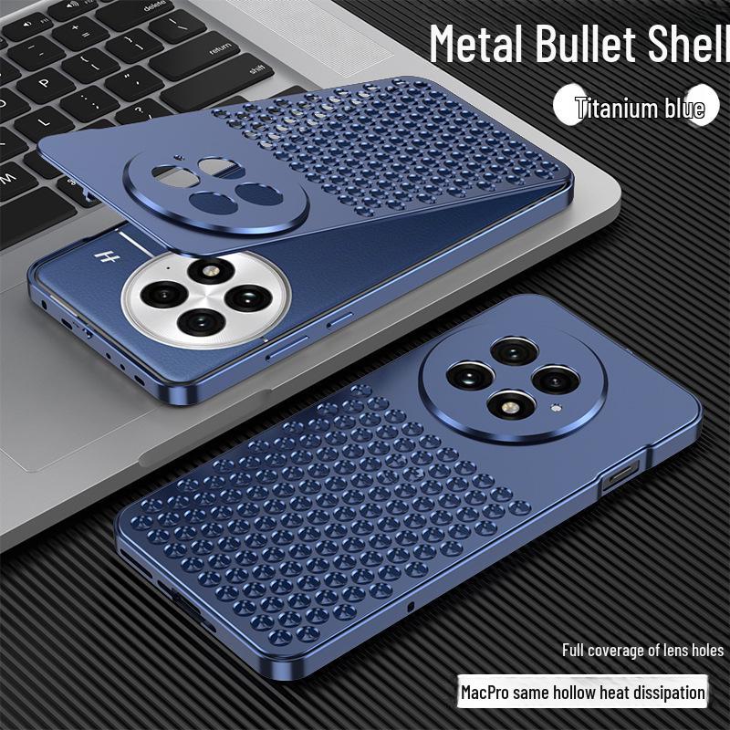 

Чехол для телефона OnePlus 12 из алюминиевого сплава с ароматерапией и застежкой-кнопкой для отвода тепла OnePlus 13