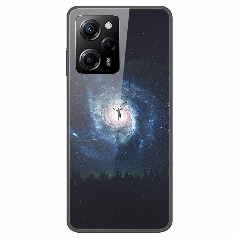 For Redmi Note 12 Pro Case Redmi Note12 5G Tempered Glass Hard Back Cover For Redmi Note 12 Pro Plus 5G Coque Starry Sky Case