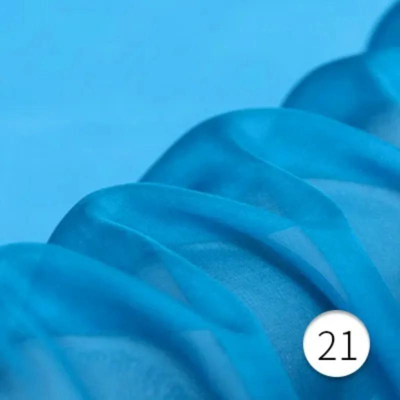 100% hedvábný šifon z moruše na metr pro Hanfu, svatební šaty, pyžama, sukně, šití DIY, tenká látka, prodyšná