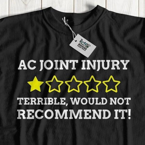

Unisex Funny AC Joint Surgery T-Shirt Acromioclavicular Joint Gifts Clavicle XL
