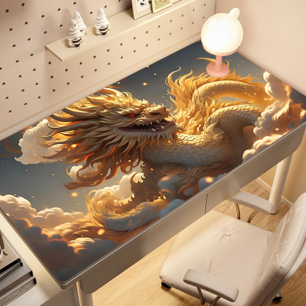 

Chinese Dragon Mouse Pad Keyboard XXL Large Mouse Mats Game Gaming Accessories Office Computer PC Gamer Laptop Desk Mat HYBXAXC 600x300x2mm