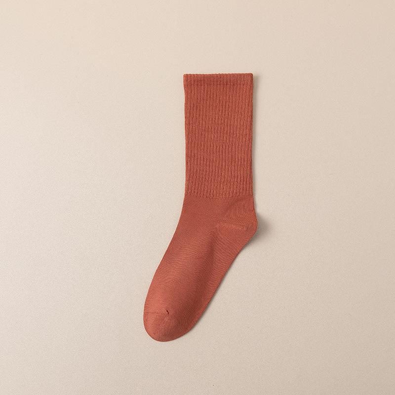 Japanese Style Women’s Ruffle Mid-Calf Socks - Spring/Summer Odor-Resistant Cotton In Black & White.