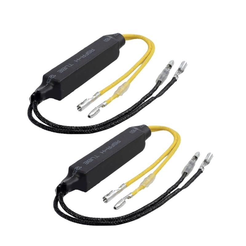 1Pair Cement Resistance Motorcycle Turn Signal Light Resistance Decoder 21W 12V LED Light Load Resistor Flasher