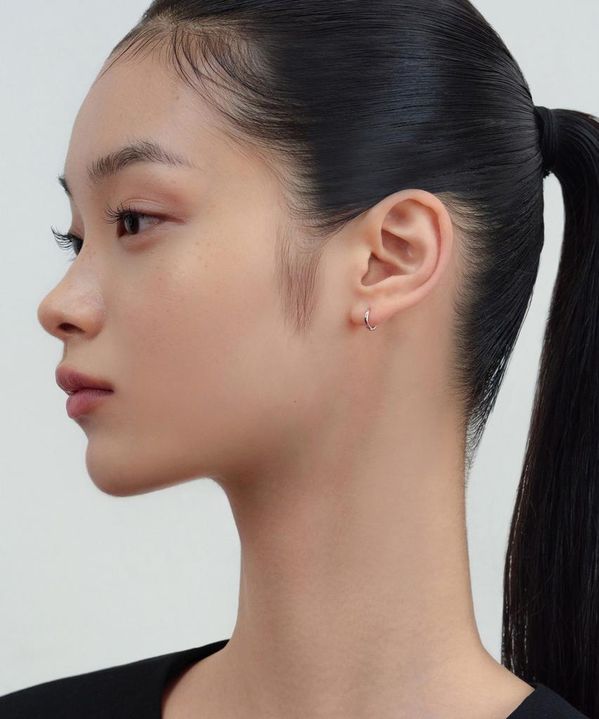 Musinsa Standard Woman 925 Silver Hoop Earrings_1.8T 9.5Mm