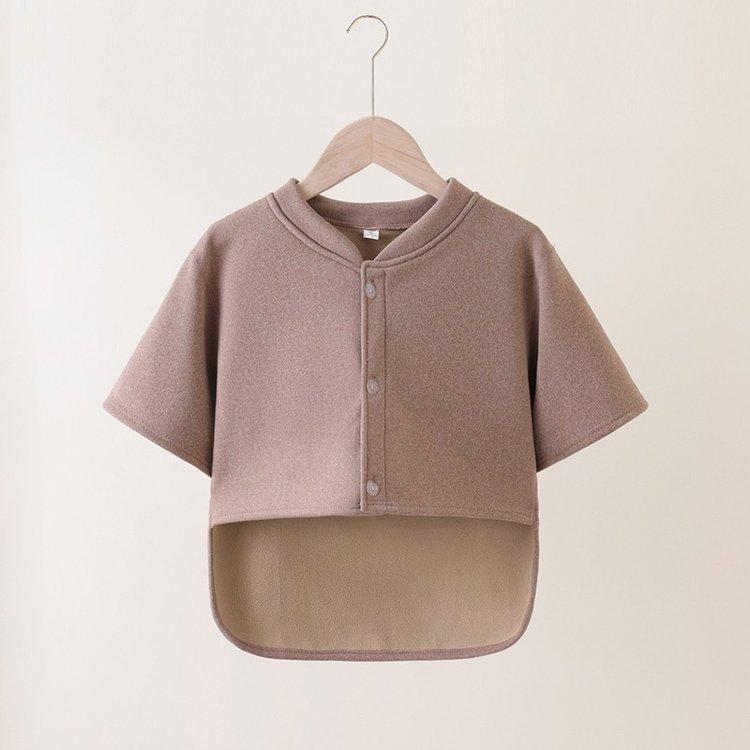 Velvet Maternity Cardigan: Shoulder & Waist Protection, Short Sleeve, Warm Sleepwear for Autumn & Winter