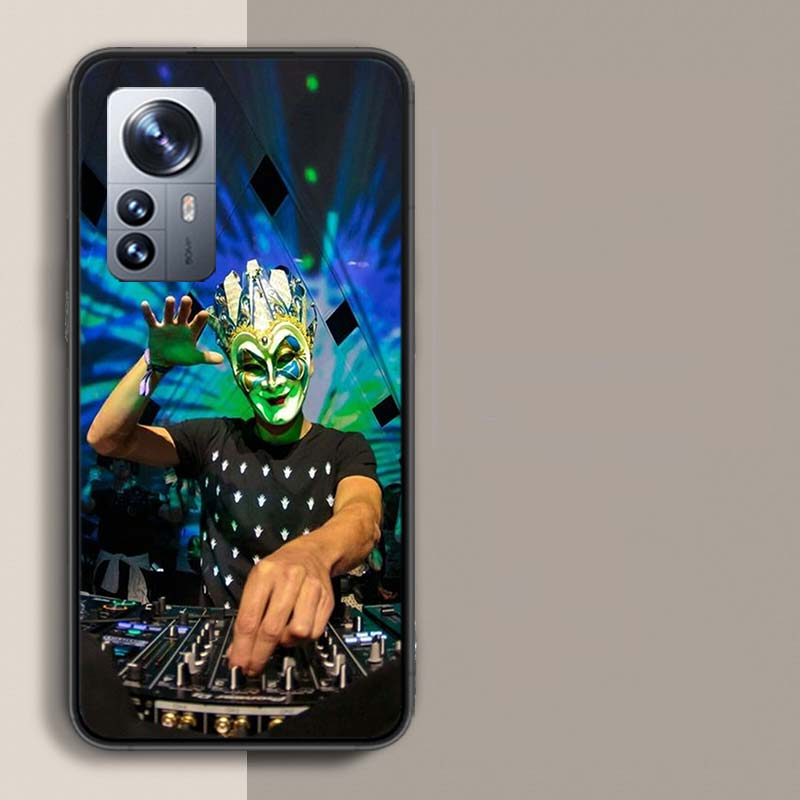 

Чехол для телефона DJ Boris Brejcha для Redmi Note 15 Pro 5G 14 13 12 Pro Plus 11 11T 11E 11S 10 Pro 10S 9 9S, прозрачный чехол для телефона с костюмом Redmi Note 13 Pro 4G