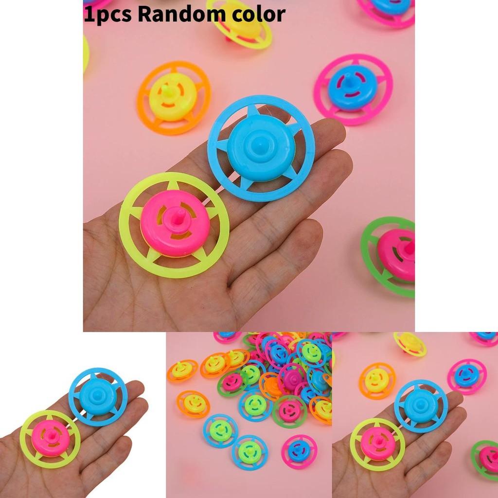 Plastic Spin Gyroscope Toy For Children With Colorful Candy Design And Traditional Play Use