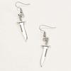 Stylish Women's Alloy Sword Pendant Earrings Trendy Geometric Design For All Occasions