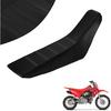 Ribbed Dirt Bike Seat Cover Gripper Soft for CRF 110 125F CRF110F CRF125F 2023 2024 2025 Pit Bike Non-Slip Surface Protector Black