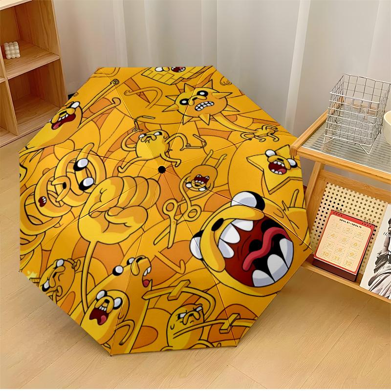 Adventure Time Printed Umbrella Lightweight for Travel Camping and Leisure a Musthave for Family Holidays and Birthday Gifts