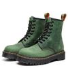 New high-top tooling boots women's head layer Crazy Horse green short boots men's leather locomotive shoes medium and thick soles