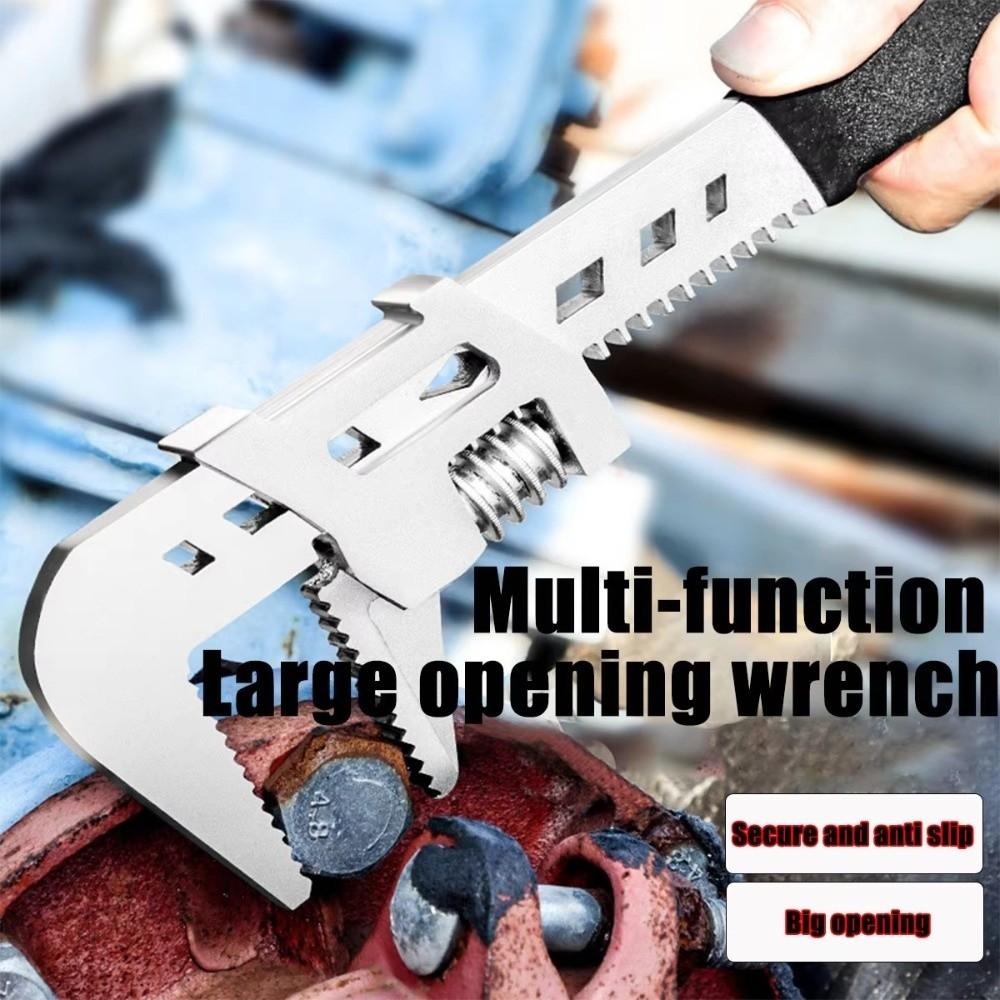 F-Type Right Angle Wrench Adjustable Wide Jaw Opening Spanner Multifunctional Movable Spanners