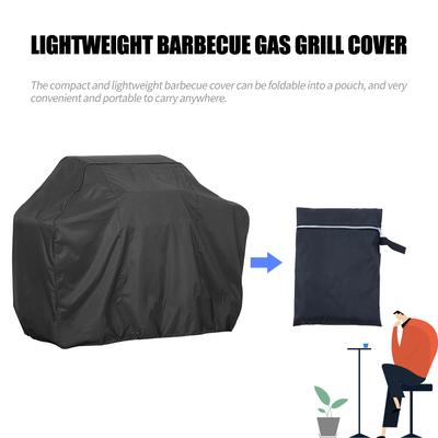 Funda para Parrilla de Barbacoa Cubierta para Parrilla de Gas Barbacoa 210D Impermeable Resistente al Desgarro a Prueba de Polvo Carbón Eléctrica