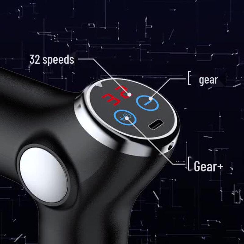 Portable Mini Fascia Muscle Massager CN Plug (adapter Included)