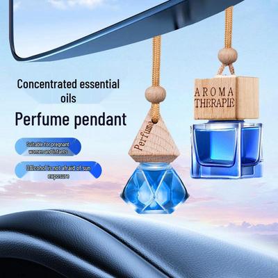 High-End Car Perfume Pendant: Long-Lasting, Light Fragrance for Elegant Car Interior, Unisex Aromatherapy Decor
