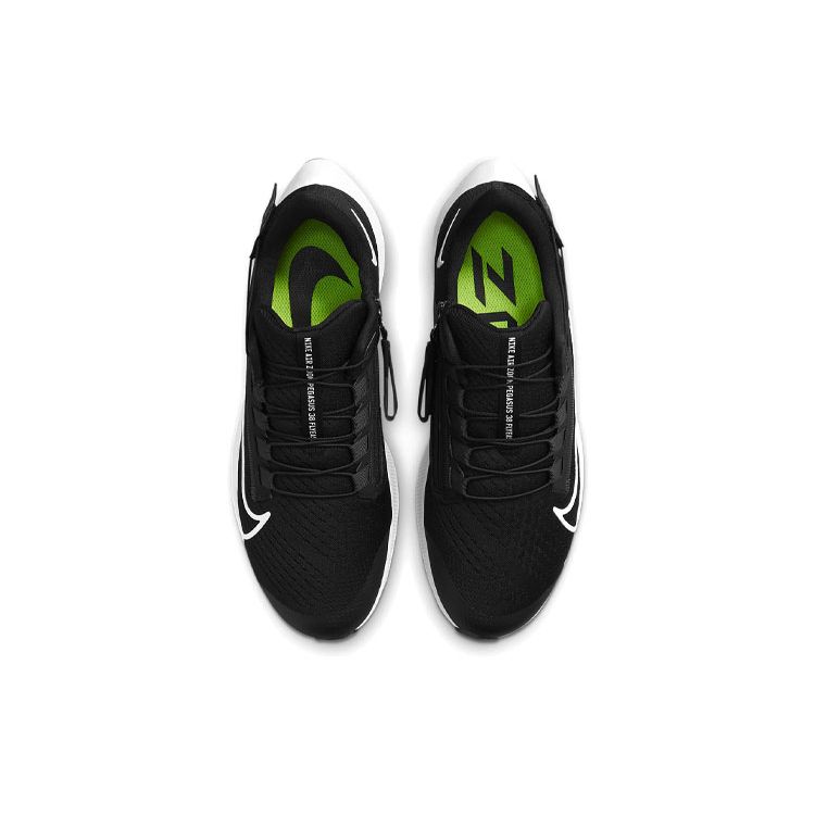 Nike Air Zoom Pegasus 38 FlyEase Black White Men Sneakers Anthracite Volt DA6674-001