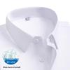 2026 Spring Men's Non-Iron Double-Ply Pure Cotton Long-Sleeve Formal Shirt