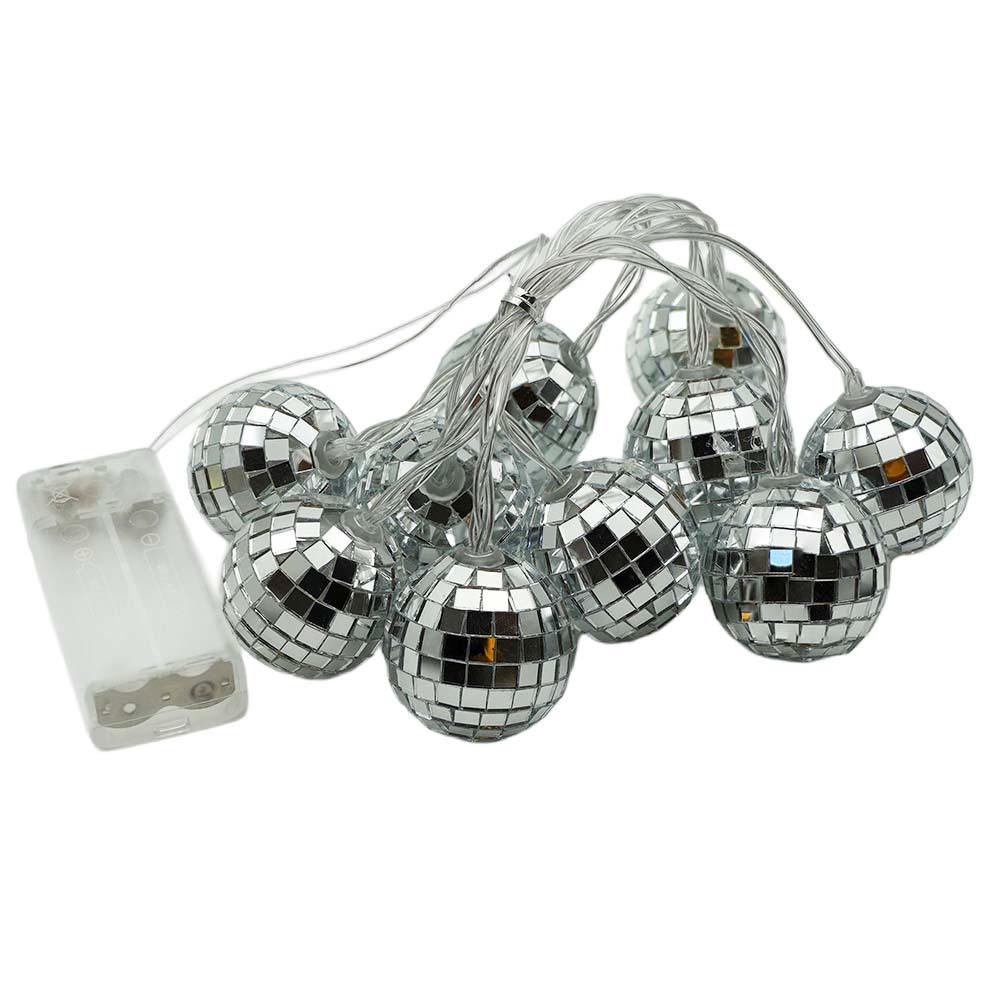 LED Disco Ball String Lights for Parties and Festivals