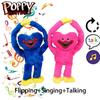Flipping Huggy Wuggy Plush Toy Poppy Playtime Singing Talking Walking Kids Doll