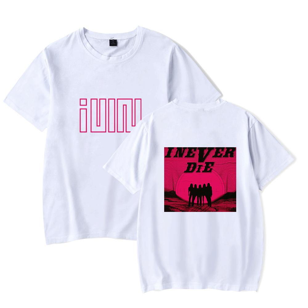2023 Kpop Gidle New Album I Never Die Tshirt Cotton Tee Tops Short Sleeve For Unisex And Women Casual Streetwear