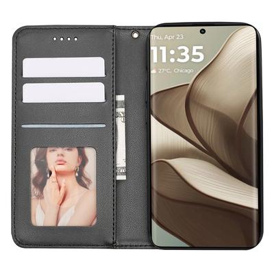 For Motorola Edge 50 5G Wallet Phone Case Checkered Pattern Imprint Leather Flip Cover with Wrist Strap