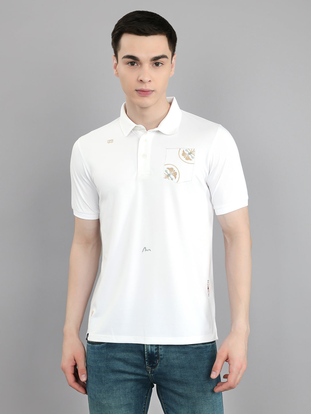 Monte Carlo Men Smart Fit White Tshirt M