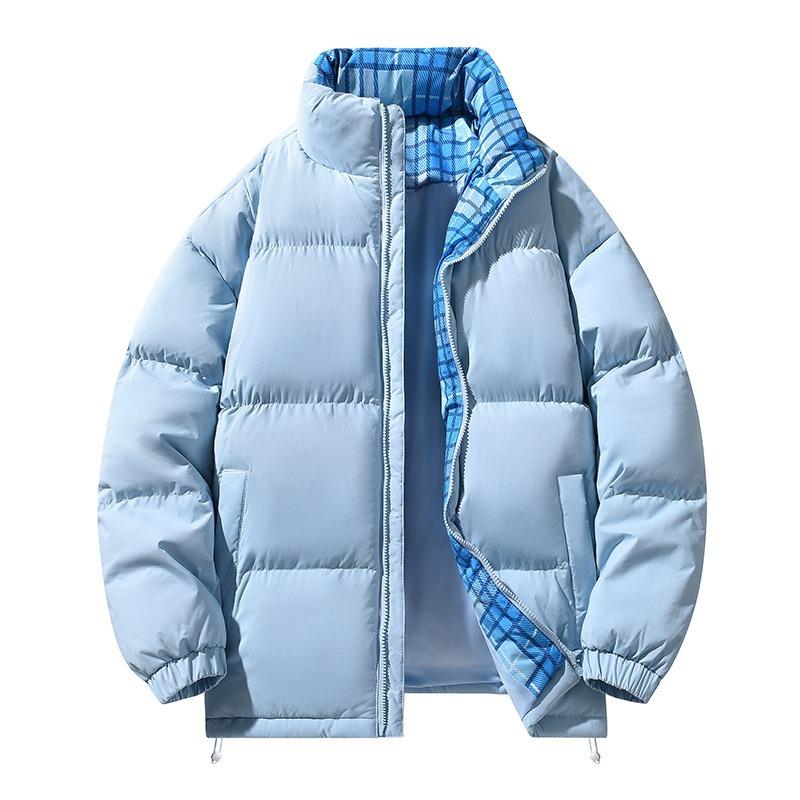 Winter Cotton-padded Clothes for Couples, Men's and Women's Stand-up Collars Can Be Opened Twice, Outdoor Trend Sports Thickened Cotton Clothes