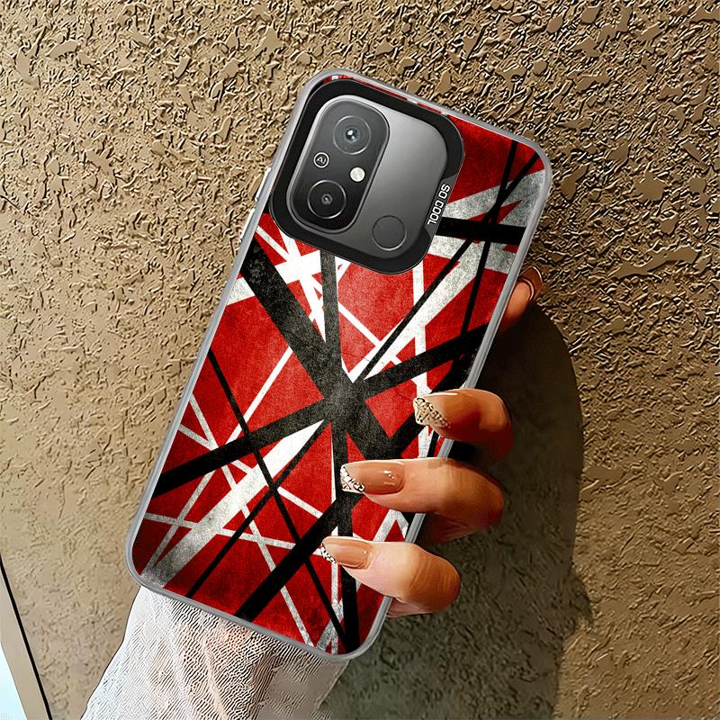 Eddie Van Halen Graphic Guitar Soft Phone Case for Xiaomi Redmi 15C 15 14C 13C 12C Poco X5 X6 X7 Pro X3 F8 F7 Ultra M8 13 12 Cov