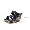 Fashion Outdoor Platform Sandals Wedge Sandals Anti -slip Trend for Women Comfortable Round -cut Shoes for Women Rome Women's Shoes