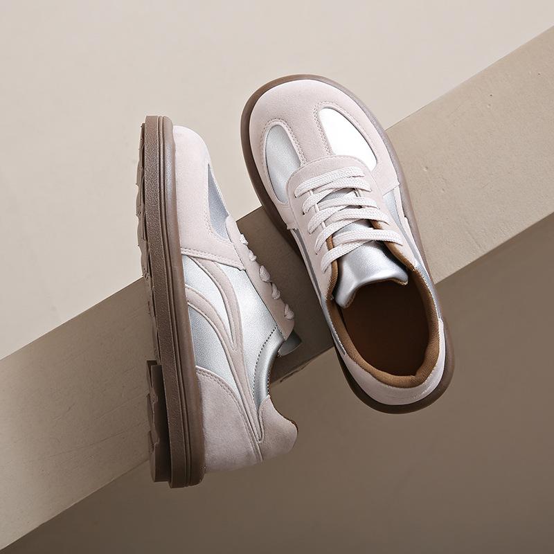 

Женская обувь Dexun 2025 года, весна-лето, новые кроссовки для сёрфинга, обувь Forrest Gump, лёгкая кожаная универсальная белая обувь, повседневная спортивная обувь 35