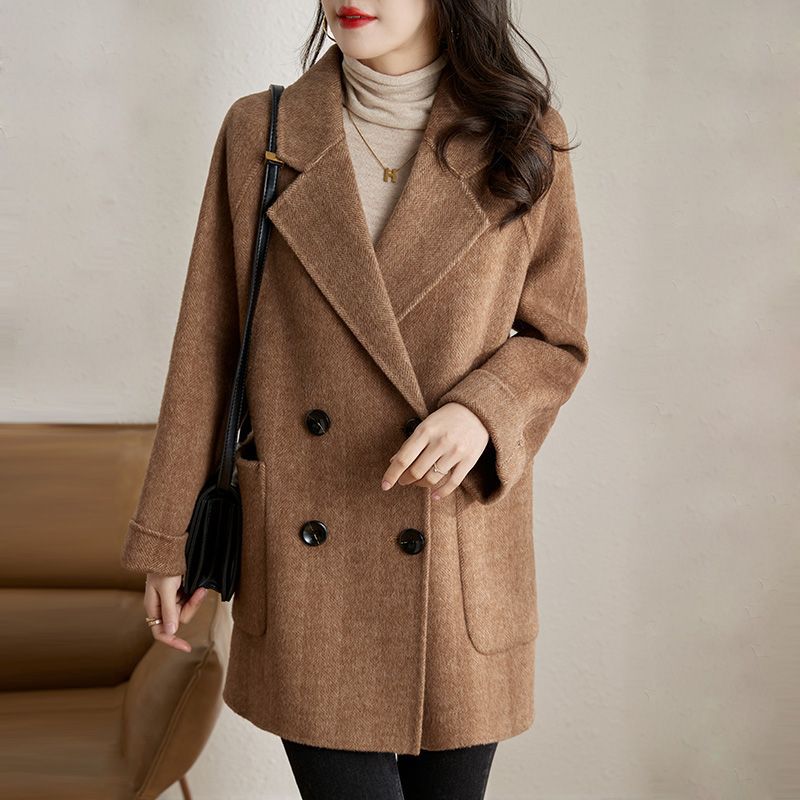 

Двубортное шерстяное пальто Шерстяное пальто Шерстяное пальто S