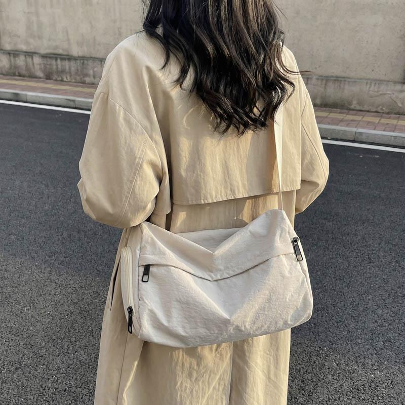 Women's Bag Solid Color Shoulder Bag Lightweight Tote Bag