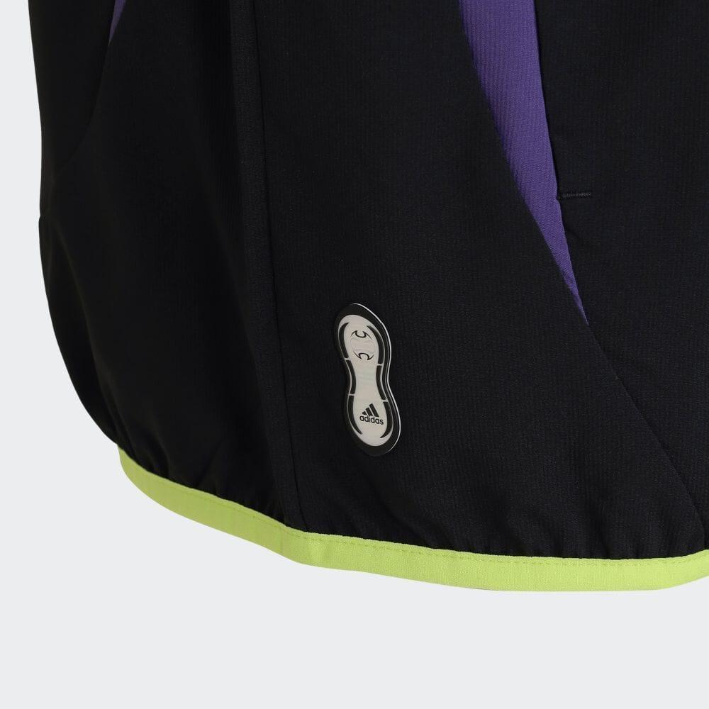 Adidas F50 Speed Spike Buchstabenlogo Print Langarm Retro Sport Stehkragen Jacke Herren Jacke Schwarz IY3831