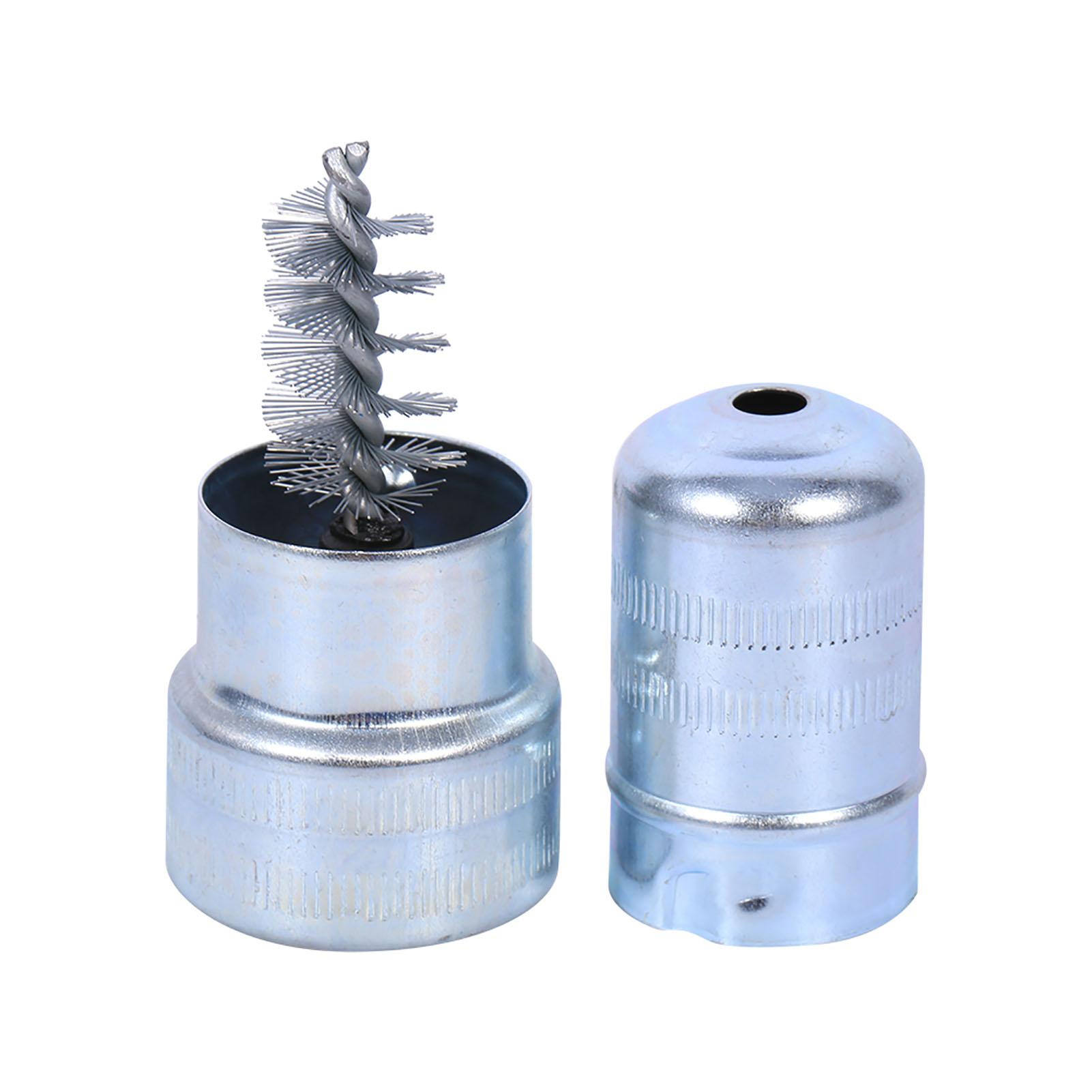 

Очиститель клемм аккумуляторной батареи автомобиля, щетка для очистки рук от грязи и коррозии, инструмент для чистки рук серый