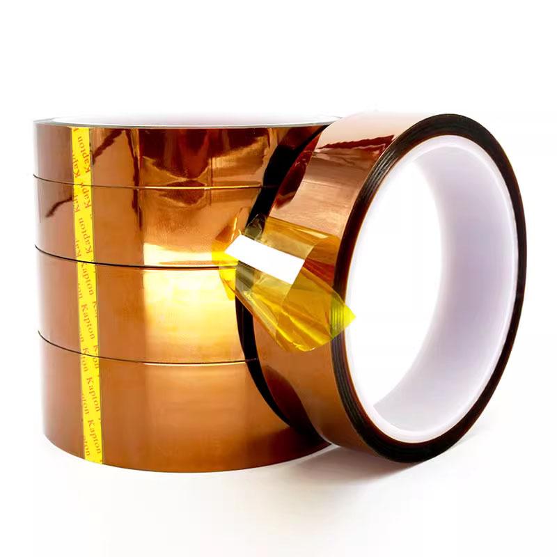 Brown High-Temperature Gold Finger Tape - 180°C Resistance, No Residue