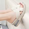 35-40 Summer Women's Large Fashion Solid Color Thick Soled Tall Sandals Anti Slip Slippers Women's Shoes