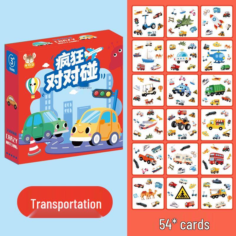 Fruit Traffic Matching Game: Educational Concentration Cards for Toddlers and Kids