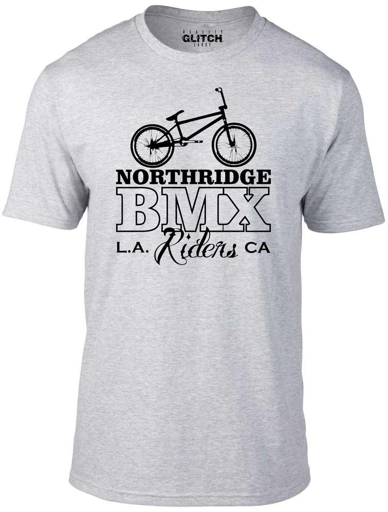 

Northridge BMX Riders Men s T-Shirt Bike Stunt Riding Pedal Hobby Extreme Sports L